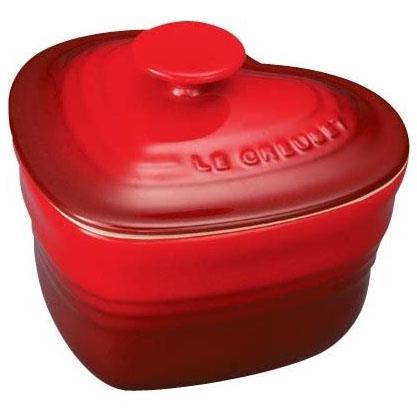 ル・クルーゼ(LE CREUSET) ラムカン ダムール S 蓋付 910031-10 チェリーレッド