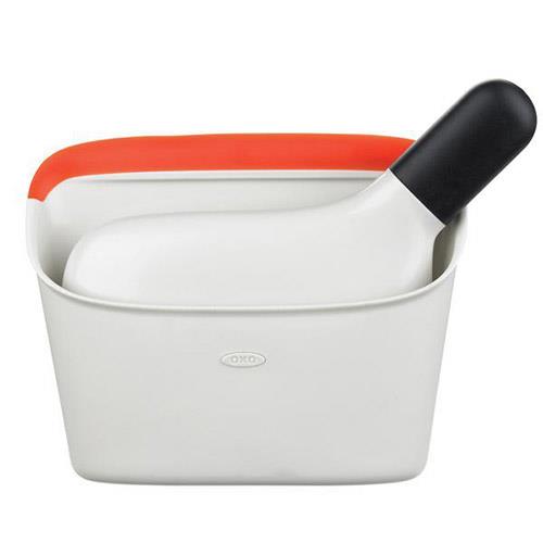 OXO(オクソー) コンパクトダストパン&ブラシセット オレンジ