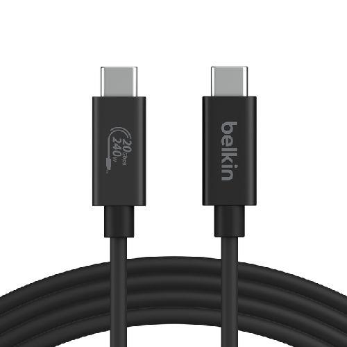BELKIN INZ004bt2MBK ブラック USB4 ケーブル 240W 20Gbps 2m