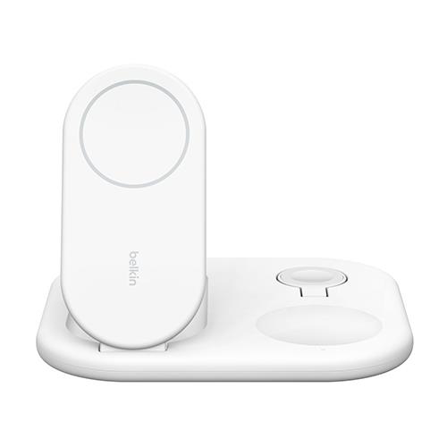 BELKIN WIZ029dqBK ブラック BOOST↑CHARGEQi2 3-in-1マグネット折りたたみ式ワイヤレス充電器 15W