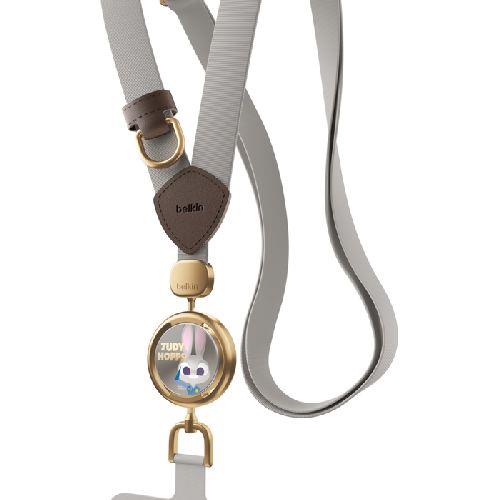 BELKIN MSZ001qcOG-DY Zootopia Belkin スマホ ショルダーストラップ Disney Collection