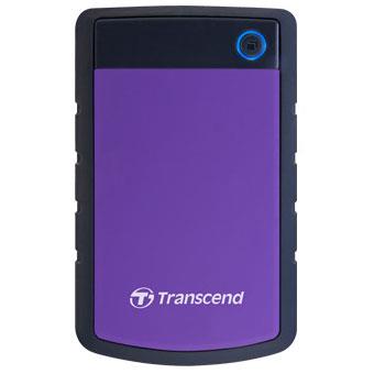 トランセンド(Transcend) TS4TSJ25H3P Purple StoreJet 25H3 外付けHDD 4TB USB2.0/3.0接続 耐衝撃