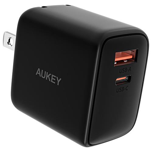 オーキー PA-F4-BK ブラック Swift Mix 32W USB充電器 USB-A 1ポート/USB-C 1ポート