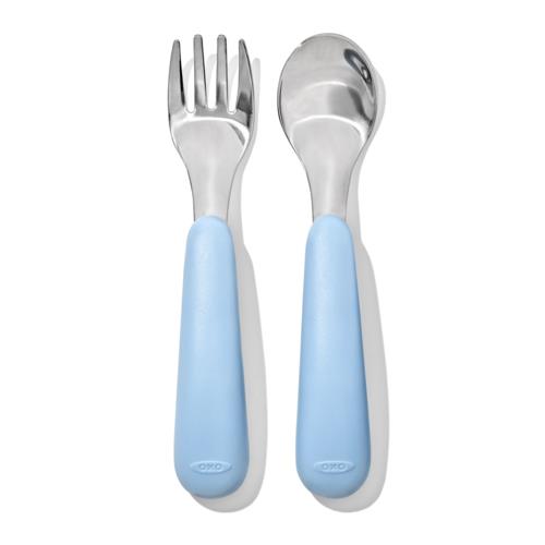 OXO(オクソー) OXO Tot スプーン&フォークセット ケース付き ダスク