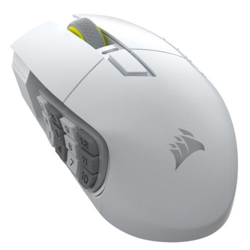 コルセア(Corsair) CH-9314011-AP SCIMITAR ELITE WIRELESS SE MMO ゲーミングマウス ホワイト