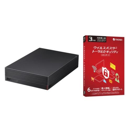 HD-EDS6U3-BE 6TB + ウイルスバスター トータルセキュリティ