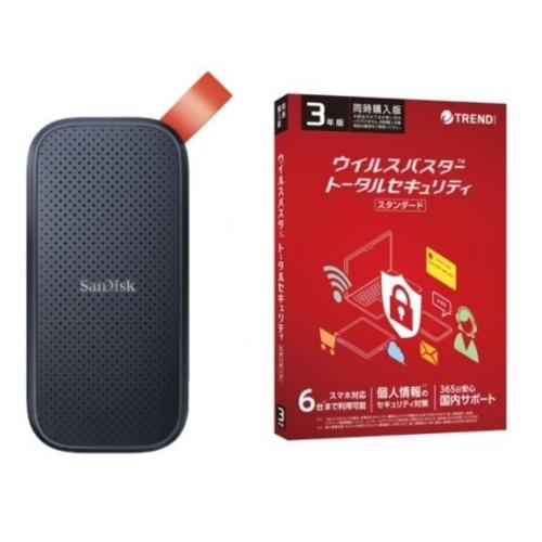 SDSSDE30-1T00-J27 SSD 1TB + ウイルスバスター トータルセキュリティ スタンダード 3年版 同時購入用セット