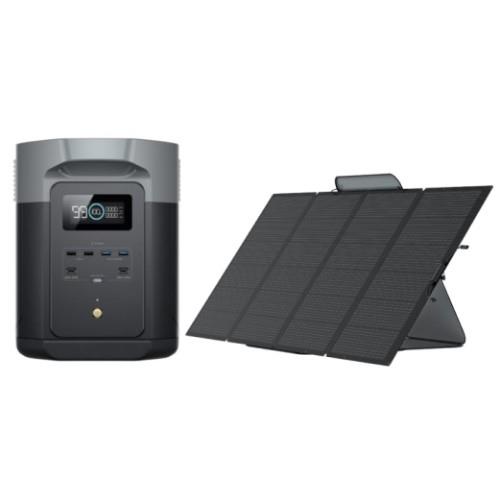 エコフロー(EcoFlow) EcoFlow DELTA 2 Max 2048Wh + SOLAR400W-JP 400Wソーラーパネルセット