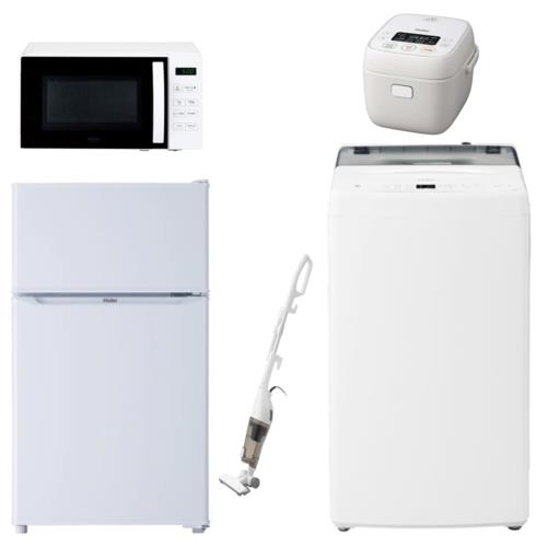 新生活 [家電2点セット]85L 2ドア冷蔵庫 4.5kg全自動洗濯機 セット: EC 