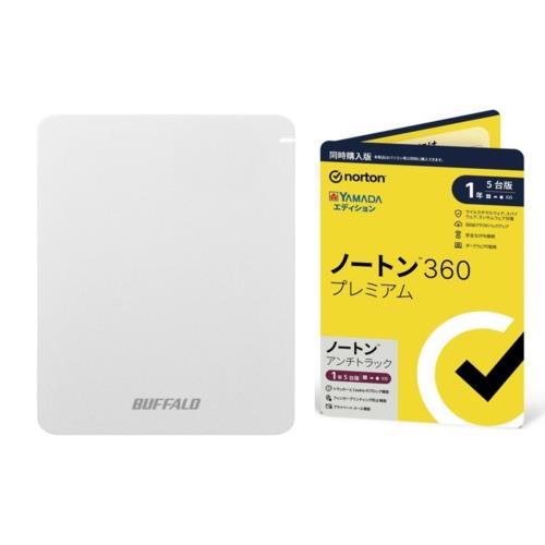 HD-PGF4.0U3-GWHA 4TB + ノートン 360 プレミアム/ アンチトラック 同時購入 1年5台版 ヤマダエディションセット