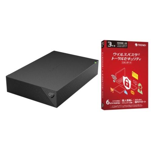 HD-SGDA4U3-B Seagate製ドライブ内蔵 CMR方式採用 HDD 4TB + ウイルスバスター トータルセキュリティ スタンダード 3年版 同時購入用セット