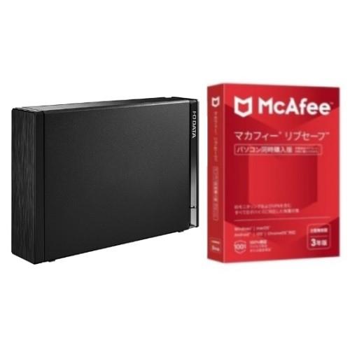 IODATA(アイ・オー・データ) HDD-AUT4 東芝・パナソニック推奨 録画用ハードディスク 4TB + マカフィー リブセーフ 3年 同時購入版セット