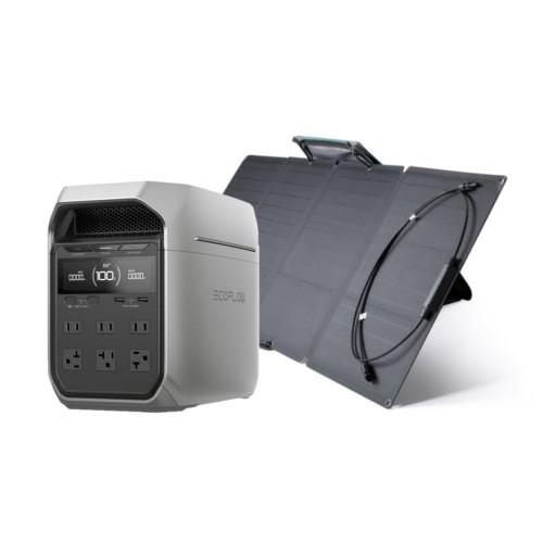 エコフロー(EcoFlow) EcoFlow EFDELTA3P-JP DELTA 3 Plus ポータブル電源 1024Wh + EcoFlow 110Wソーラーパネル EcoFlow専用セット