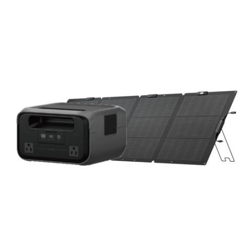 エコフロー(EcoFlow) EcoFlow RIVER 3 Plus(290) 容量286Wh EFRIVER3Plus-JP-CBOX + EcoFlow 220W両面ソーラーパネルGen2セット