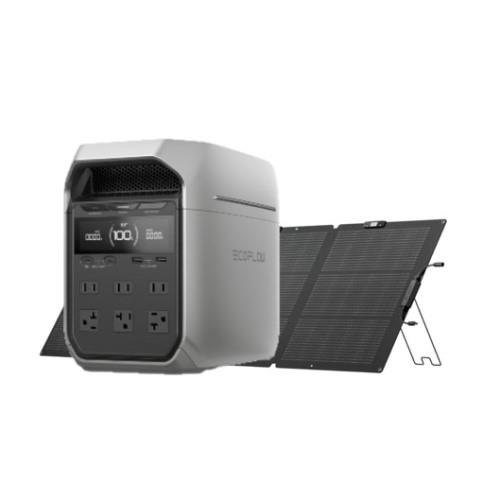 エコフロー(EcoFlow) EcoFlow EFDELTA3P-JP DELTA 3 Plus ポータブル電源 1024Wh + EcoFlow 220W両面ソーラーパネルGen2セット