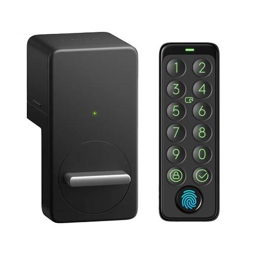 SwitchBot(スイッチボット) SwitchBot スマートロック ブラック W1601700-GH + キーパッドタッチ スマートロック用 W2500020-GH セット