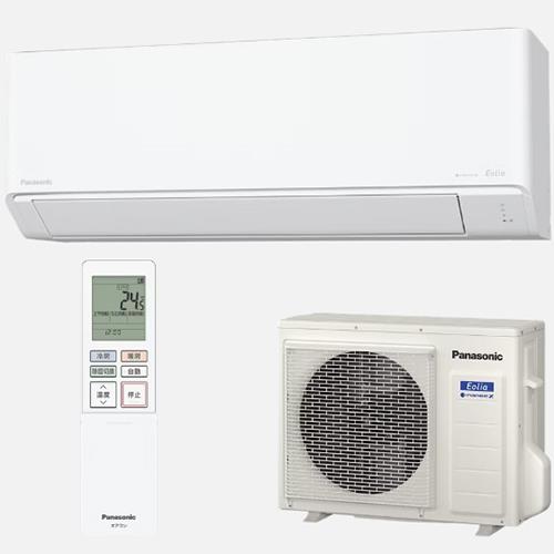 【長期保証付】エアコン 18畳用 標準工事費込み 5.6kW  パナソニック エオリア CS-565DJ2-W クリスタルホワイト 電源200V クーラー 冷房 暖房 [代引不可]