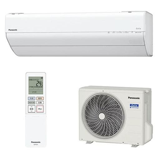 【長期保証付】エアコン 10畳用 標準工事費込み 2.8kW パナソニック Eolia(エオリア) GXシリーズ CS-284DGX-W クリスタルホワイト 電源100V クーラー 冷房 暖房 [代引不可]