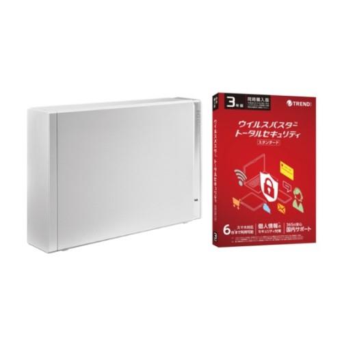 IODATA(アイ・オー・データ) HDD-UTL4WB 外付けハードディスク 4TB + ウイルスバスター トータルセキュリティ スタンダード 3年版 同時購入用 セット