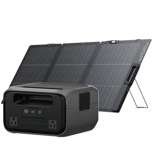 エコフロー(EcoFlow) EcoFlow RIVER 3 Plus + 160W Lightweight Portable Solar Panel セット