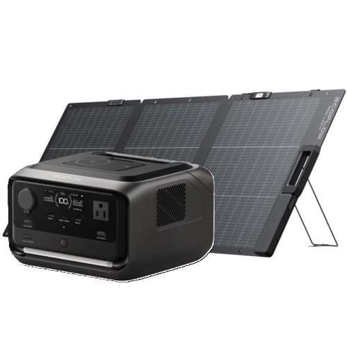 エコフロー(EcoFlow) EcoFlow RIVER 3 Plus wireless 容量286Wh + 160W Lightweight Portable Solar Panel セット