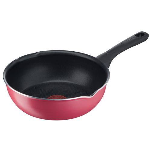 ティファール(T-fal) B55975 クランベリーレッド マルチパン 22cm