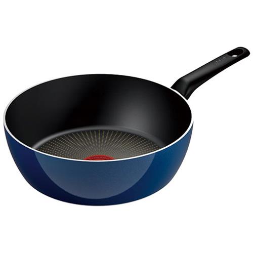 ティファール(T-fal) D53385 ロイヤルブルー インテンス フライパン 深型 26cm ガス火専用