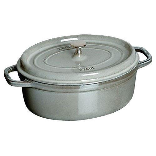 ストウブ(staub) ピコ ココット オーバル IH対応 両手鍋 23cm 40500-236 グレー
