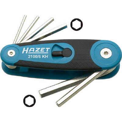 ハゼット(HAZET) 2100/6KH 六角棒レンチセット 6本タイプ・ナイフ式