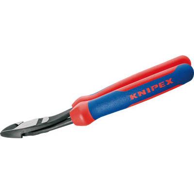 クニペックス(KNIPEX) 7422-200 強力型ニッパー 12°オフセット型 200mm