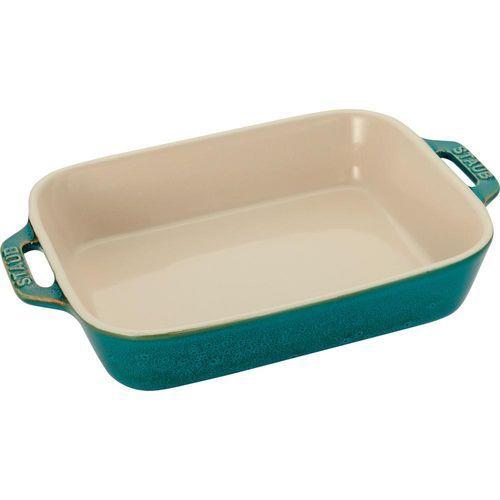 ストウブ(staub) ビンテージカラー レクタンギュラーディッシュ20cm ターコイズ