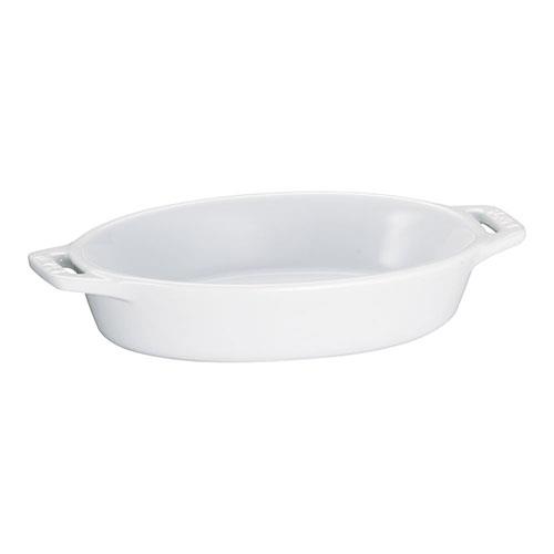 ストウブ(staub) 40508-599 ホワイト オーバルディッシュ 17cm