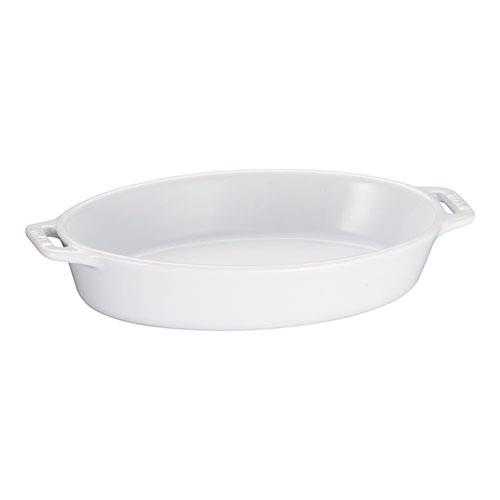 ストウブ(staub) 40508-603 ホワイト オーバルディッシュ 23cm