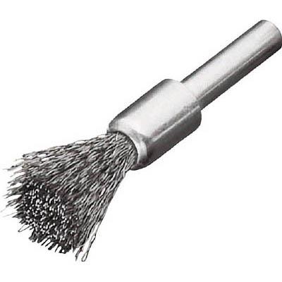 LESSMANN 451141 軸付エンド型ブラシ 鋼線0.2 Φ12