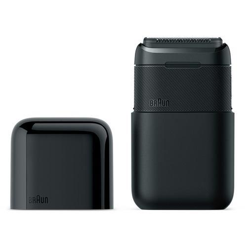 ブラウン(BRAUN) M-1012 ブラック Braun mini モバイル 電気シェーバー 2枚刃