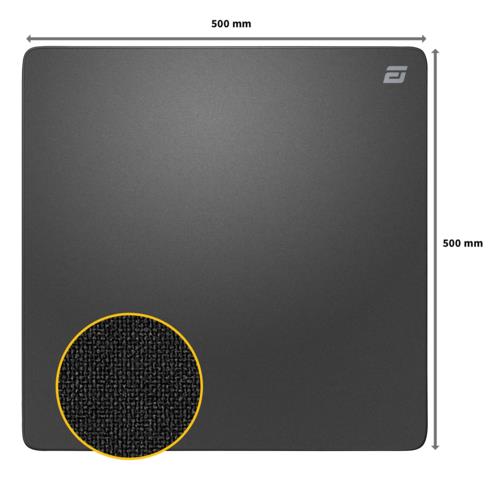 Endgame Gear(エンドゲームギア) EGG-EMC-500-BLK EM-C PLUS ゲーミングマウスパッド 500×500mm