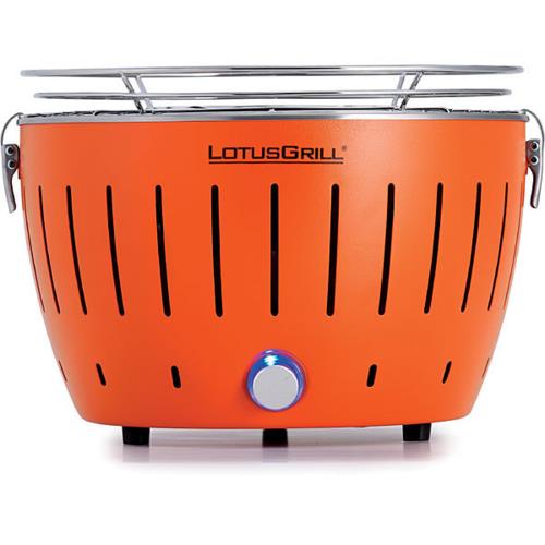 【長期保証付】ハーフェレ ジャパン ロータスグリル Sサイズ USB対応 お試し炭付 オレンジ G-OR-280NC2
