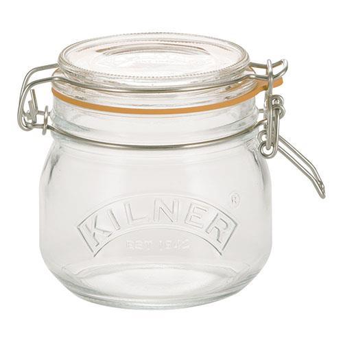 キルナー ラウンド クリップトップジャー 0.5L