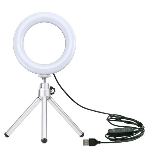 GREEN HOUSE(グリーンハウス) GH-CSL48E-BK リング型LEDライト USB電源