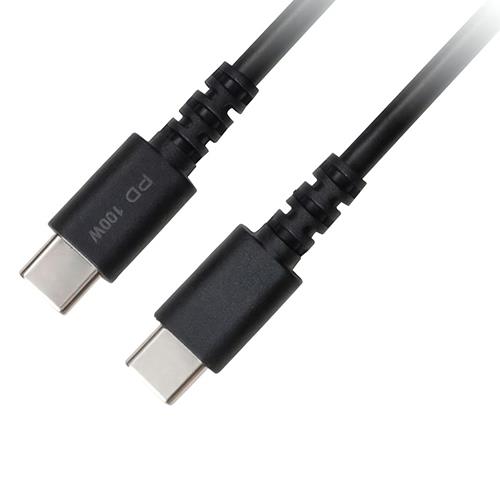 GREEN HOUSE(グリーンハウス) GH-UCCCA10-BK USB Type-C オス -USB Type-C オス 充電/データ転送ケーブル 1m