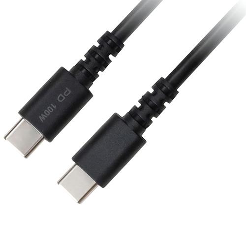 GREEN HOUSE(グリーンハウス) GH-UCCCA20-BK ブラック USB Type-C オス -USB Type-C オス 充電/データ転送ケーブル 2m