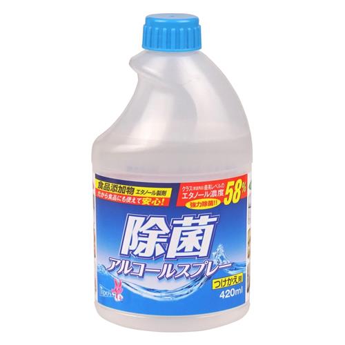 友和 ティポス 除菌アルコールスプレー 減容ボトル付替え用