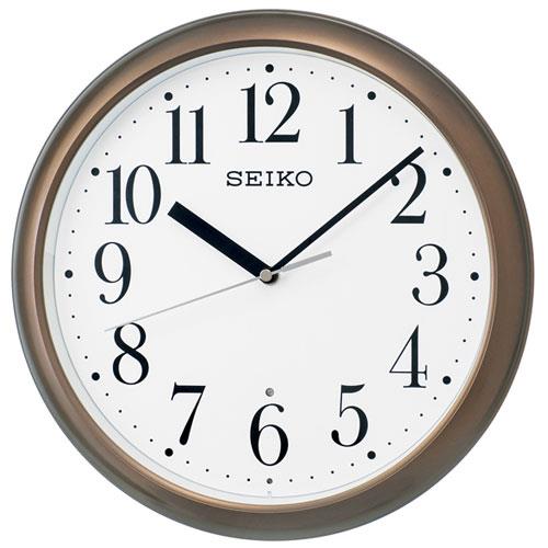 リズム時計 4MN523RH06(茶メタリック色) スモールワールドプラウド