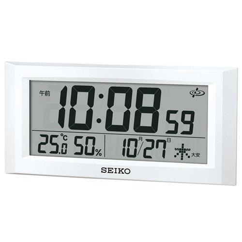 セイコー(SEIKO) GP502W 白パール 電波掛け置兼用時計