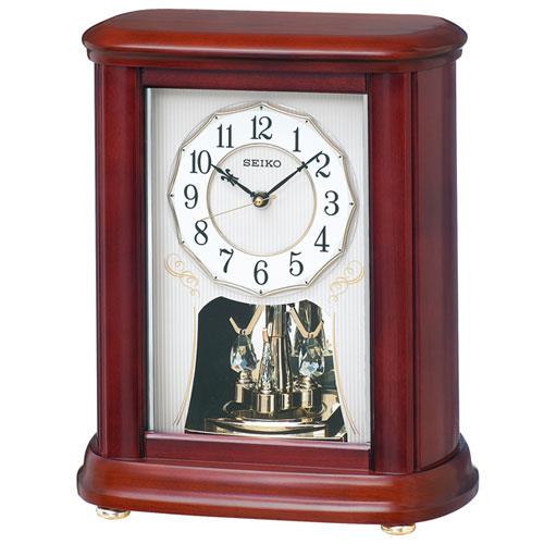 セイコー(SEIKO) BY242B 茶木地塗装 置時計