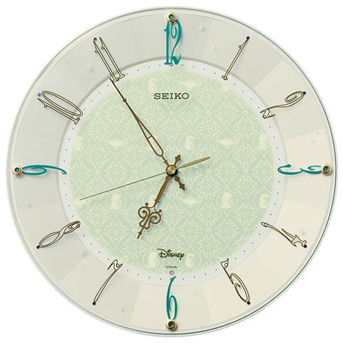 セイコー(SEIKO) FS512C クリームパール塗装 Disney 電波掛け時計