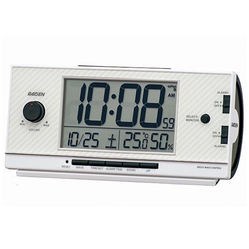 セイコー(SEIKO) NR539W 白パール塗装 目ざまし時計 大音量 PYXIS ピクシス ライデンシリーズ