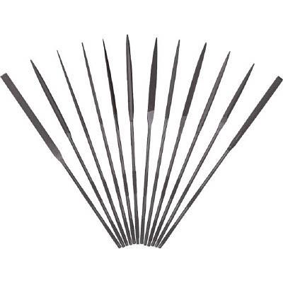 ツボサン HI01256T 精密ヤスリ 12本組 平