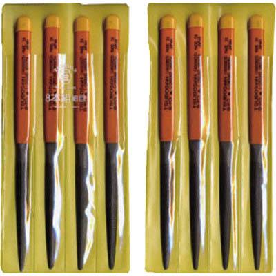 ツボサン HA008-03 組ヤスリ 8本組 半丸 細目