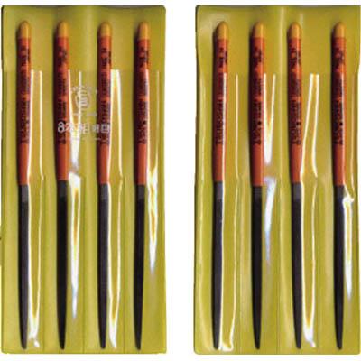 ツボサン KA008-03 組ヤスリ 8本組 角 細目